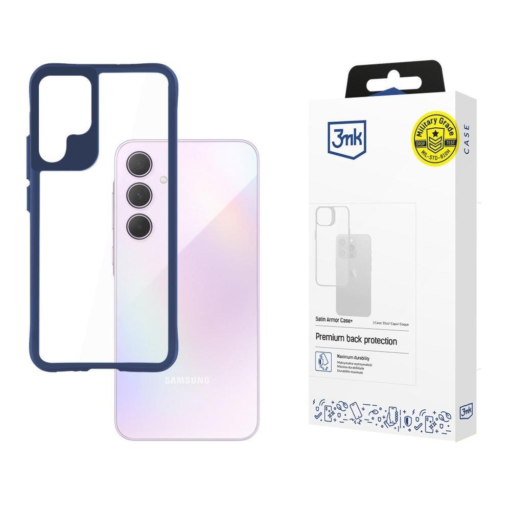 3mk ochranný kryt Satin Armor Case+ Blue pro Samsung Galaxy A35 5G0 