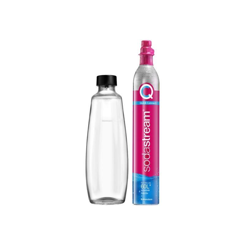 SodaStream DUO sada příslušenství,  Quick Connect bombička + skleněná láhev0 