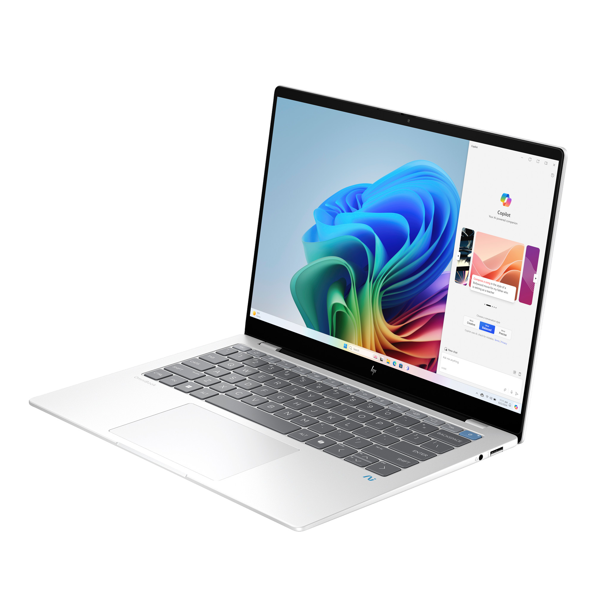HP OmniBook X 14-fe1012nc, X1P-42-100 (8C), 14.0 2240x1400/300n, Adreno, 16GB, SSD 512GB, W11H, 2-2-2, silver8 