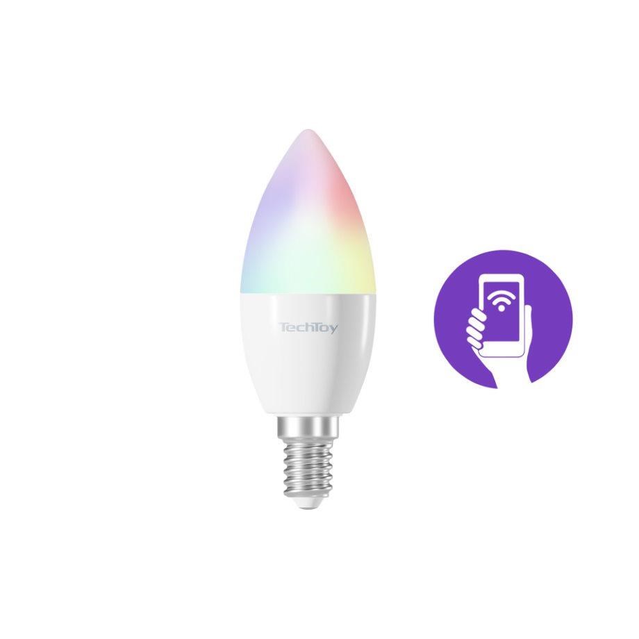 TechToy Smart Bulb RGB 4, 4W E14 - polepeno0 