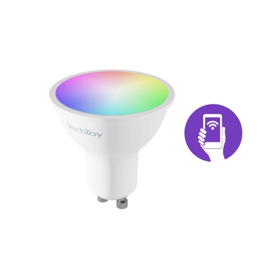 TechToy Smart Bulb RGB 4.7W GU10 ZigBee - polepeno0 