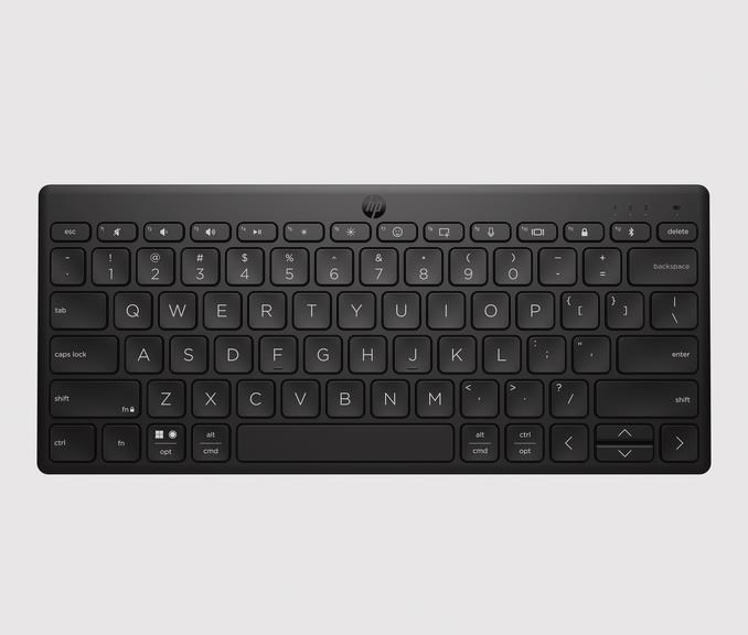 BAZAR - HP 350 BLK Compact Multi-Device Keyboard - klávesnice - Rozbaleno (Komplet)0 