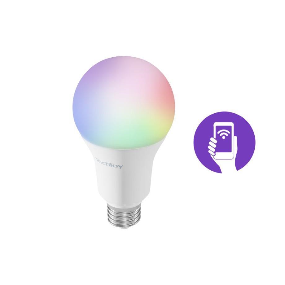 TechToy Smart Bulb RGB 11W E27 - polepeno0 