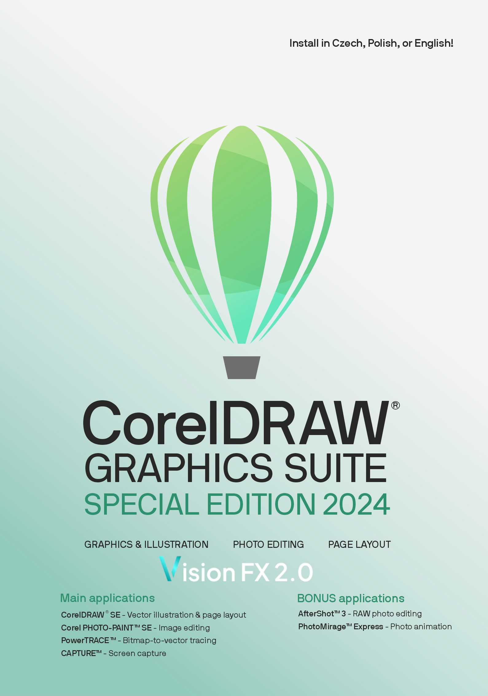 CorelDRAW Graphics Suite Special Edition 2024 CZ/ PL ESD0 