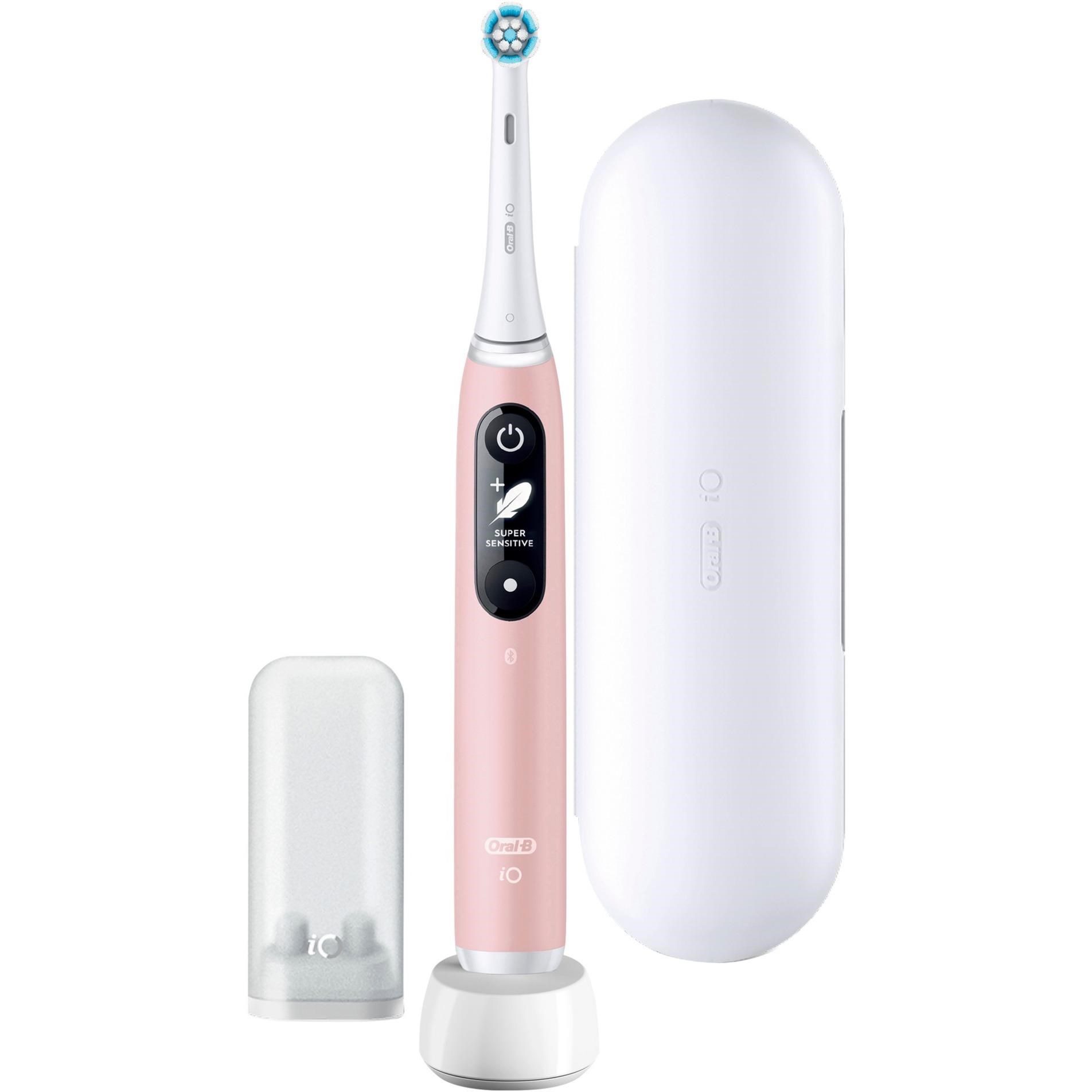 Oral-B iO Series 6N elektrický zubní kartáček, časovač, tlakový senzor, aplikace Oral-B, Pink Sand0 