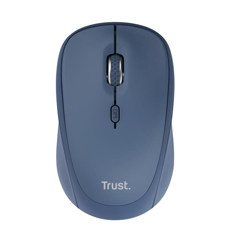 TRUST Myš YVI+,  Bezdrátová,  Eco,  modrá - bluetooth + wifi1 