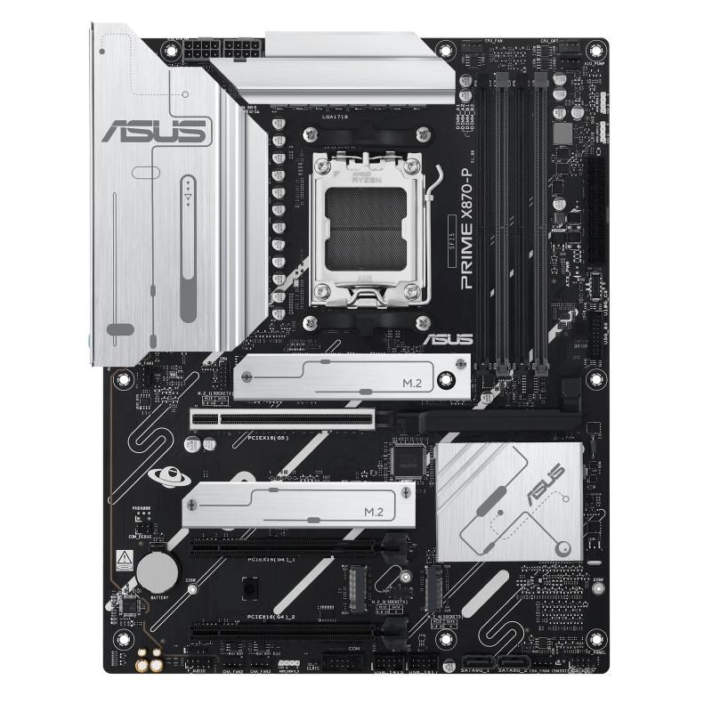 ASUS MB Sc AM5 PRIME X870-P,  AMD X870,  4xDDR5,  1xHDMI,  2xUSB43 