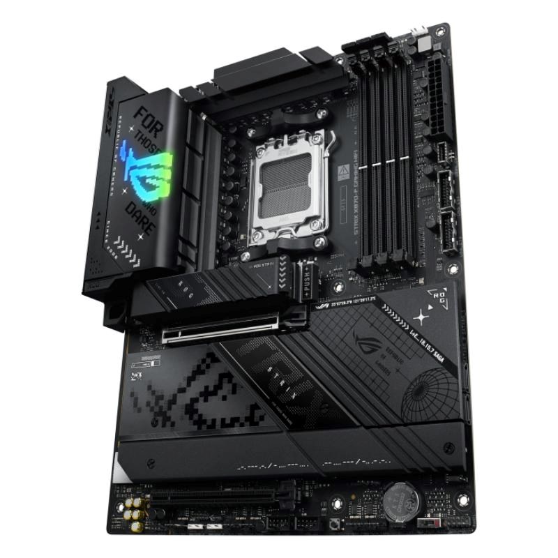 ASUS MB Sc AM5 ROG STRIX X870-F GAMING WIFI,  AMD X870,  4xDDR5,  1xDP,  1xHDMI,  1xThunderbolt,  WiFi3 