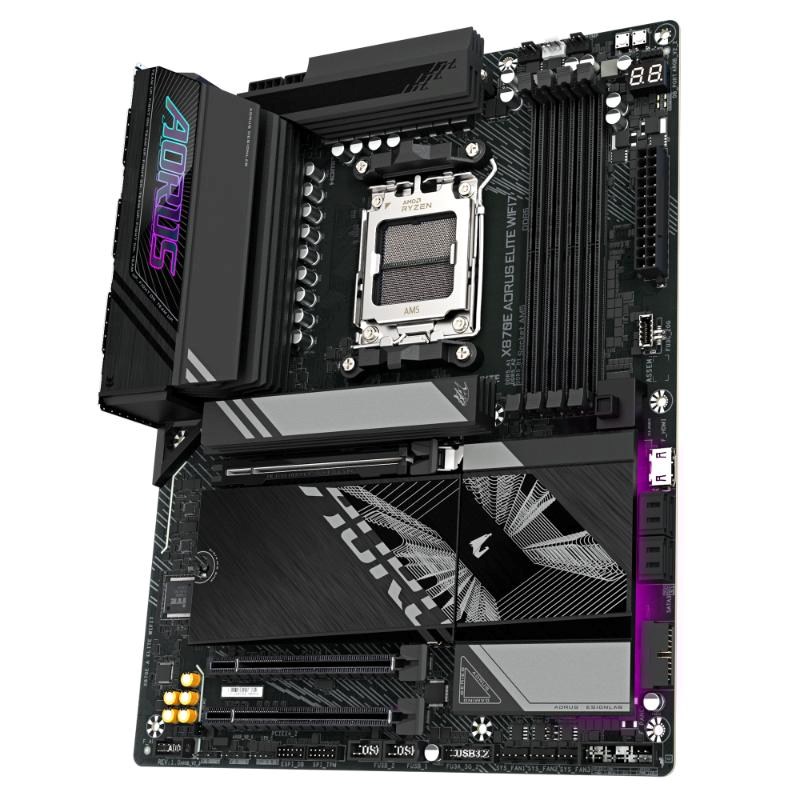 GIGABYTE MB Sc AM5 X870E A ELITE WIFI7,  AMD X870,  4xDDR5,  2xHDMI,  2xThunderbolt,  WiFi3 