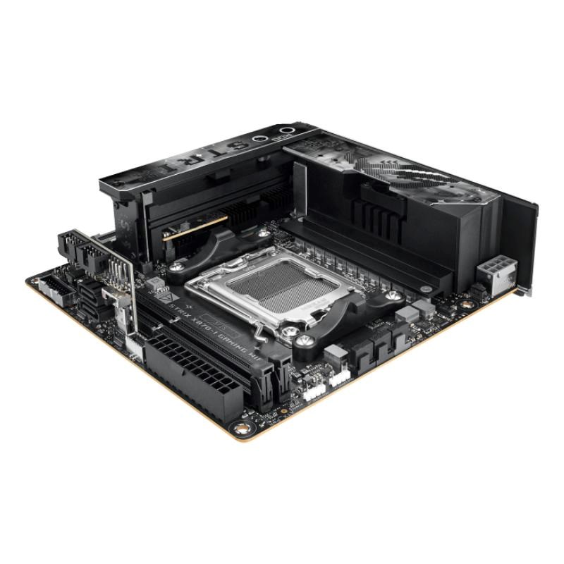 ASUS MB Sc AM5 ROG STRIX X870-I GAMING WIFI,  AMD X870,  2xDDR5,  1xHDMI,  2xUSB4,  WiFi,  Mini-ITX4 