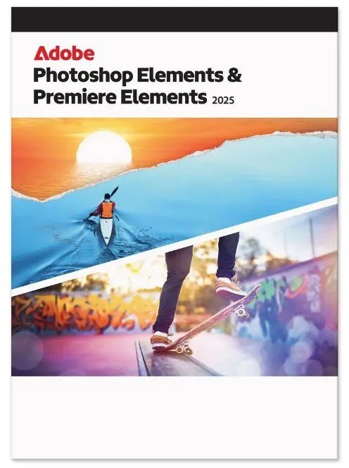 Adobe Photoshop & Adobe Premiere Elements 2025 MP CZ FULL BOX 3Y 1 User0 