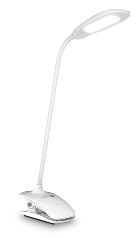 CONNECT IT Stolní LED lampa CLIP s klipem, bílá0 