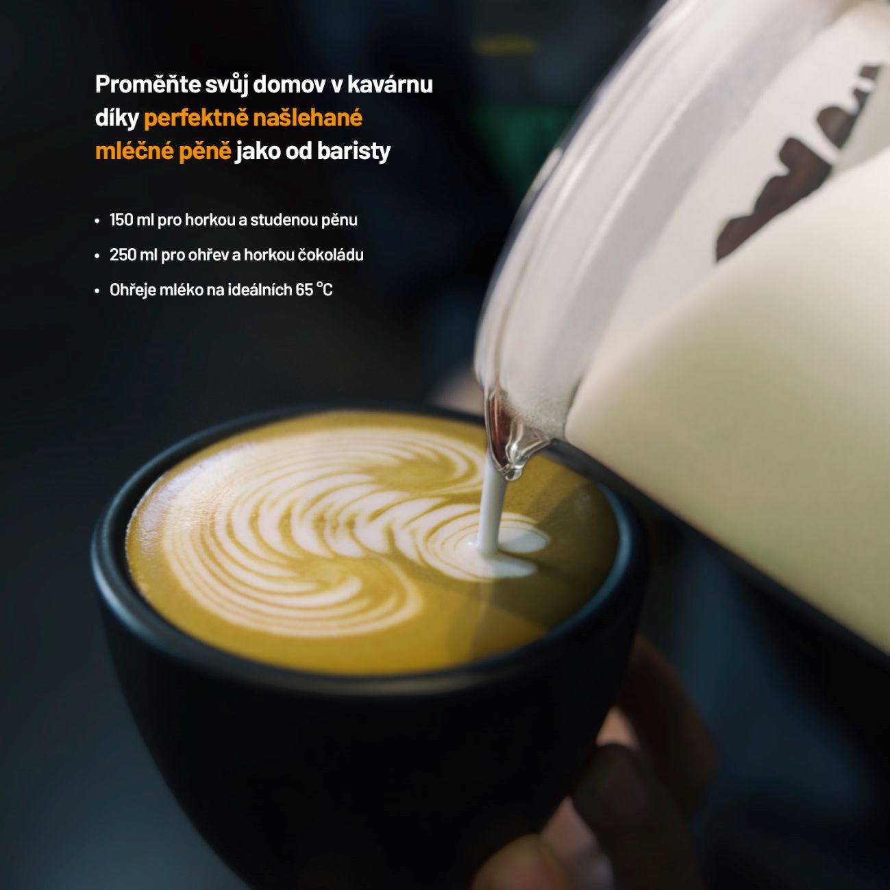 Lauben Milk Frother 600BG - napěňovač mléka2 