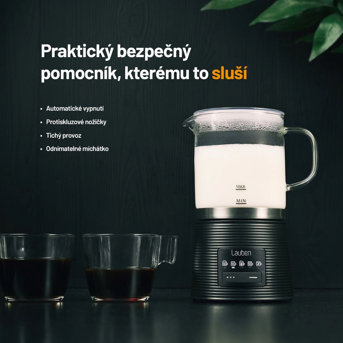 Lauben Milk Frother 600BG - napěňovač mléka4 