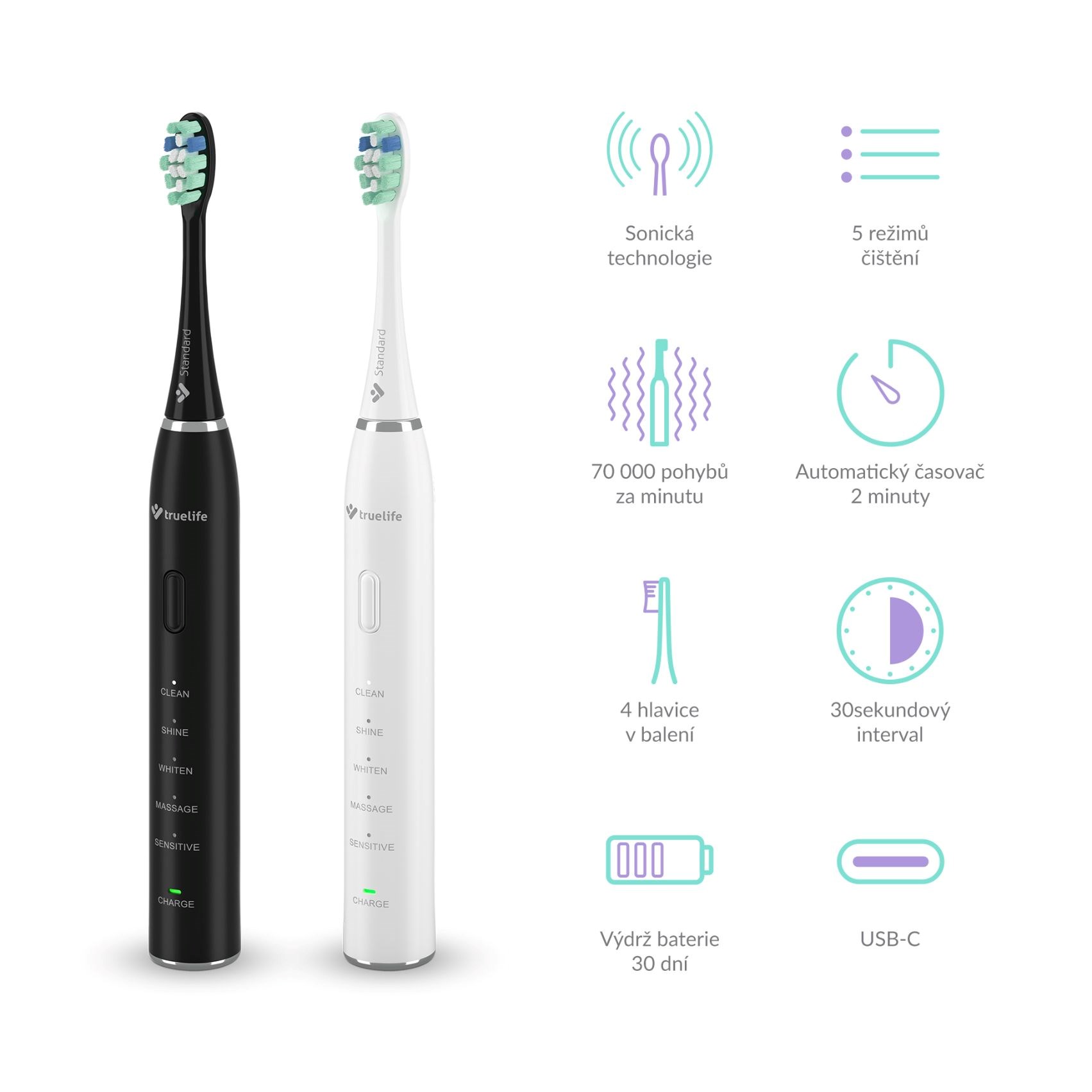 TrueLife SonicBrush Clean30 Duo3 