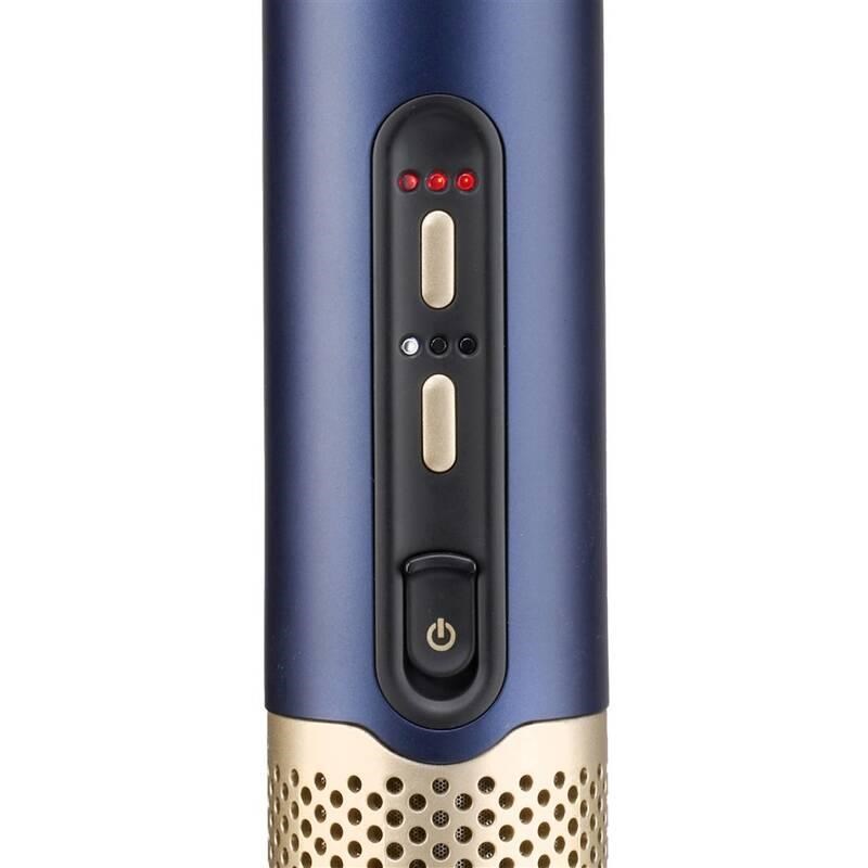 BaByliss AS6550E Air Wand fén na vlasy,  1600 W,  Ionizace,  3 rychlosti,  4 teploty,  modrá a zlatá6 