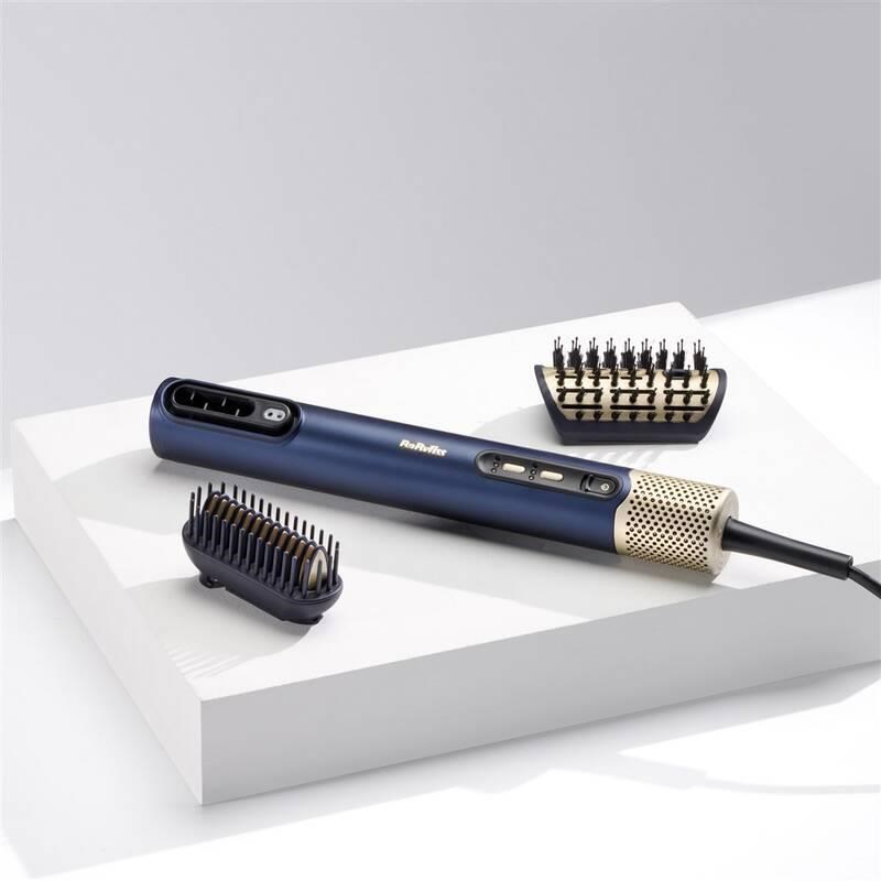 BaByliss AS6550E Air Wand fén na vlasy,  1600 W,  Ionizace,  3 rychlosti,  4 teploty,  modrá a zlatá7 