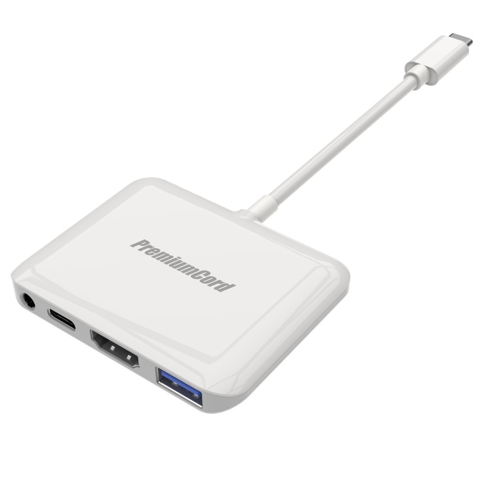 PremiumCord Převodník USB-C na HDMI2.0+USB3.0+Audio+PD (pro iPad Pro)0 