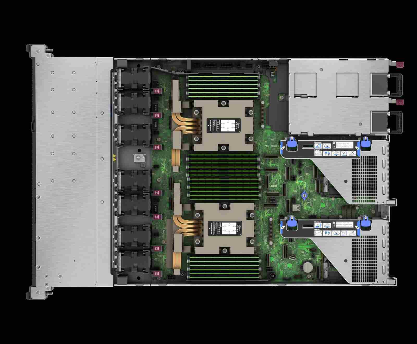 HPE PL DL365g11 AMD Epyc 9124 (3.0 16C) 2x32G 2x480G MR408i-o 4G ocp4p10G-T 8SFF 2x1000W 1U Smart Choice3 