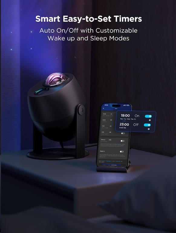Govee Galaxy Light Projector Pro Matter s reproduktorem8 