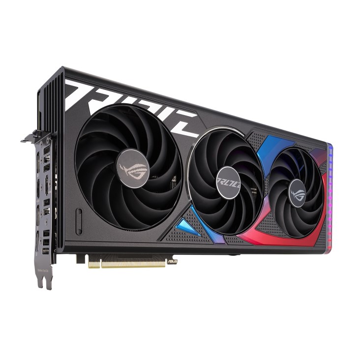 BAZAR - ASUS VGA NVIDIA GeForce RTX 4070 SUPER ROG STRIX 12G, 12G GDDR6X, 3xDP, 2xHDMI - Poškozený obal (Komplet)3 