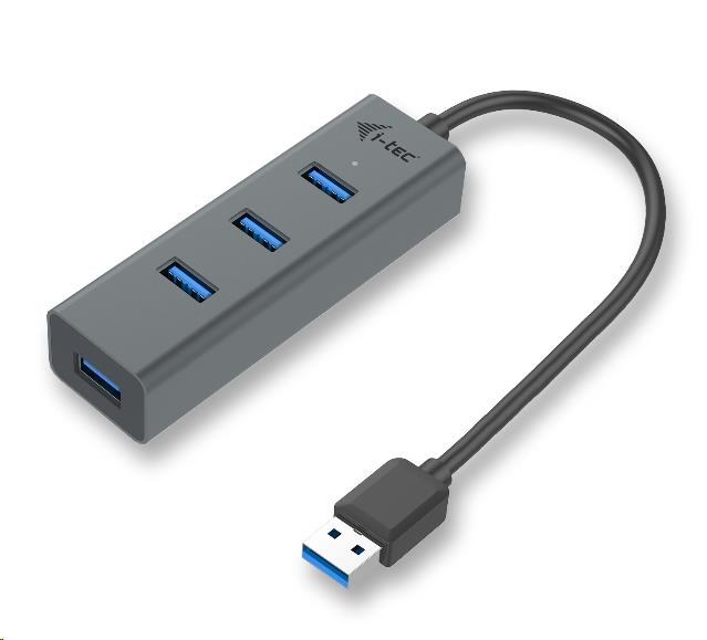 iTec USB 3.0 Kovový 4-portový HUB0 