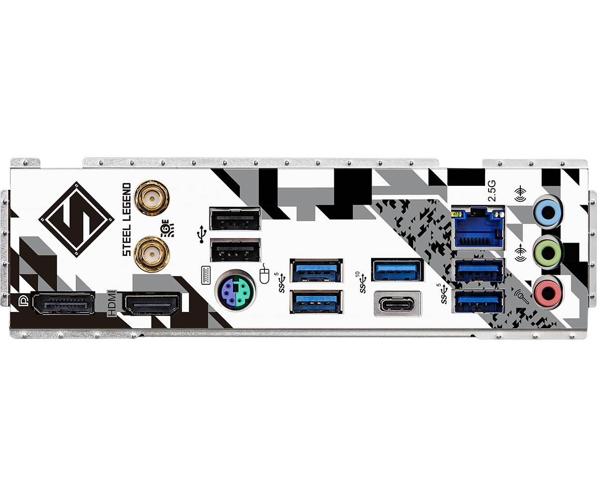 BAZAR - ASRock MB Sc LGA1700 B760M STEEL LEGEND WIFI, Intel B760, 4xDDR5, 1xDP, 1xHDMI, WI-FI, mATX - Po opravě (Bez pří5 