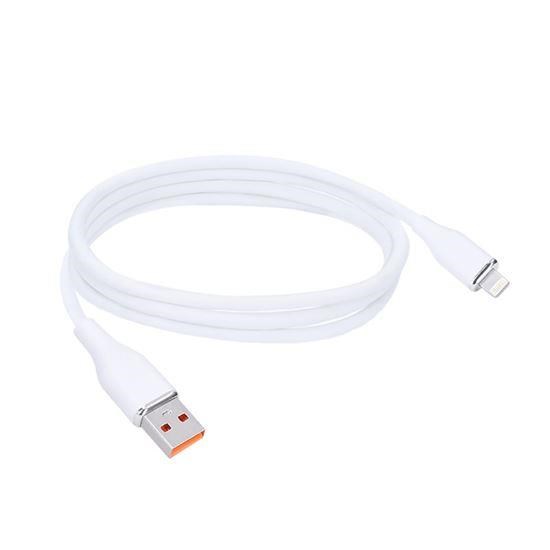 Solight lightning kabel, USB 2.0 A konektor - Lightning konektor, silikon, 1m1 