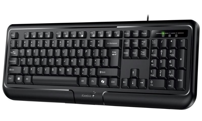 GENIUS klávesnice KB-118 II  Drátová Copilot USB černá CZ+SK layout1 