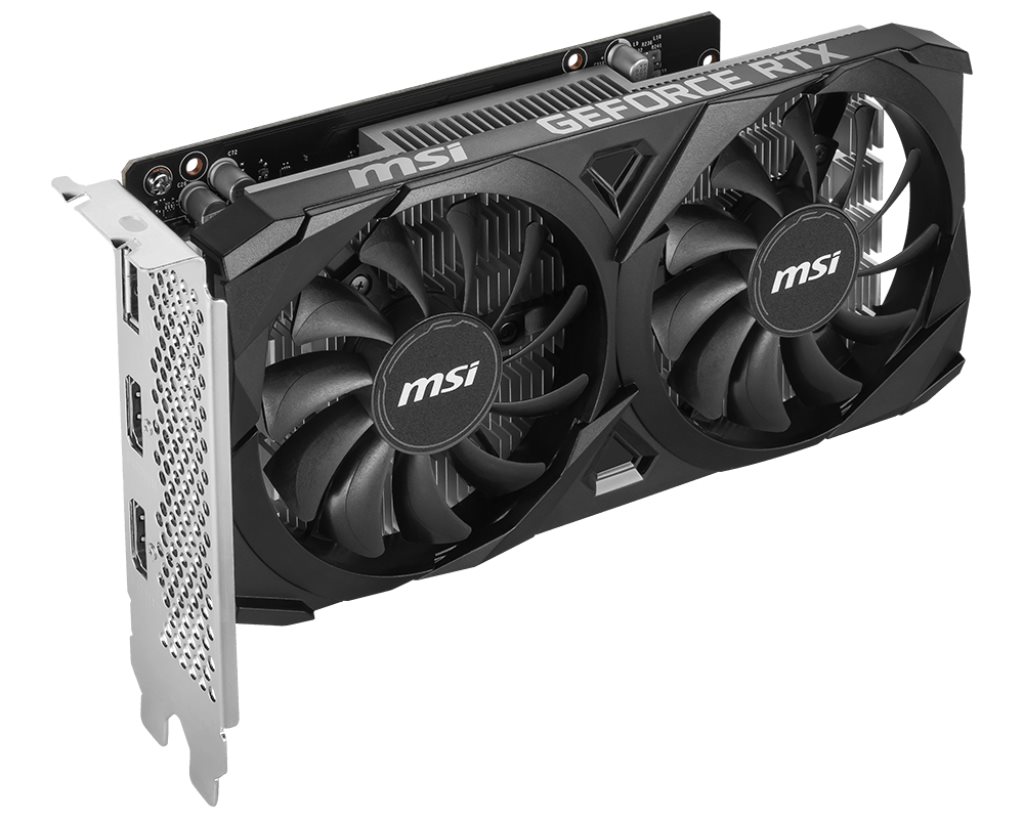 MSI VGA NVIDIA GeForce RTX 3050 VENTUS 2X E 6G OC, 6G GDDR6, 1xDP, 2xHDMI3 