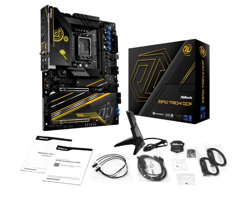 ASRock MB Sc LGA1851 Z890 TAICHI OCF, Intel Z890, 4xDDR5, 2xThunderbolt, WI-FI6 