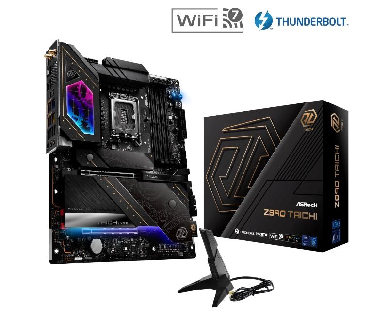 ASRock MB Sc LGA1851 Z890 TAICHI, Intel Z890, 4xDDR5, 1xHDMI, 2xThunderbolt, WI-FI0 