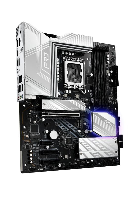 ASRock MB Sc LGA1851 Z890 PRO RS,  Intel Z890,  4xDDR5,  1xDP,  1xHDMI,  2xThunderbolt,  WI-FI3 