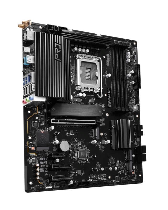 ASRock MB Sc LGA1851 Z890 PRO-A WIFI, Intel Z890, 4xDDR5, 1xDP, 1xHDMI, 1xThunderbolt, WI-FI3 