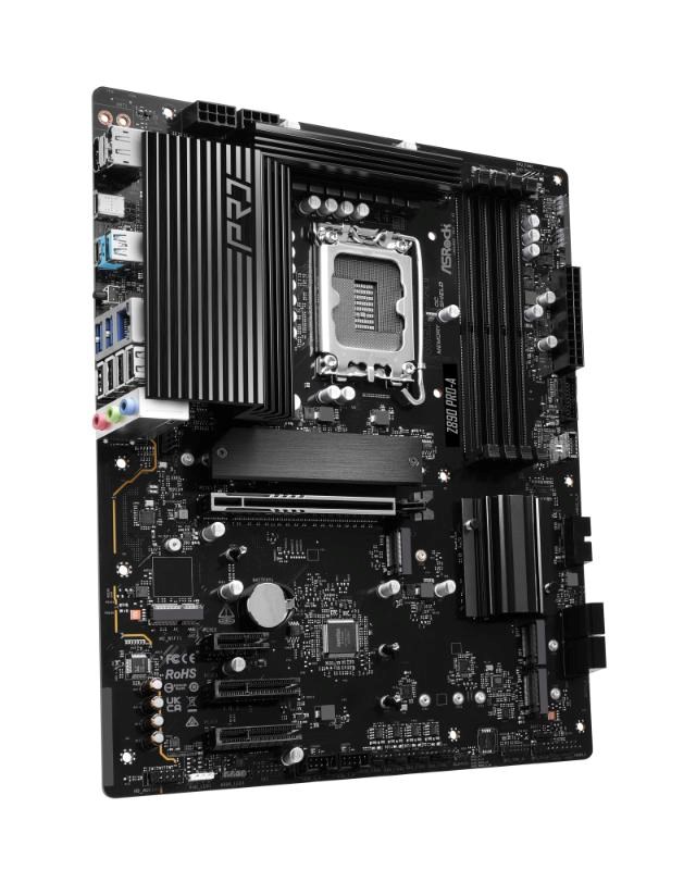 ASRock MB Sc LGA1851 Z890 PRO-A,  Intel Z890,  4xDDR5,  1xDP,  1xHDMI,  1xThunderbolt,  WI-FI3 