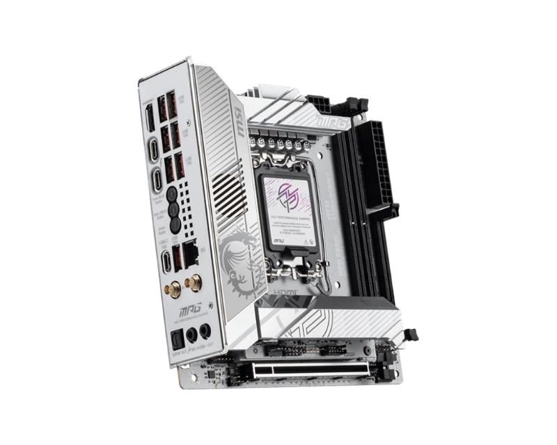 MSI MB Sc LGA1851 MPG Z890I EDGE TI WIFI, Intel Z890, 4xDDR5, 1xHDMI, 2xThunderbolt, WI-FI, m-ITX3 