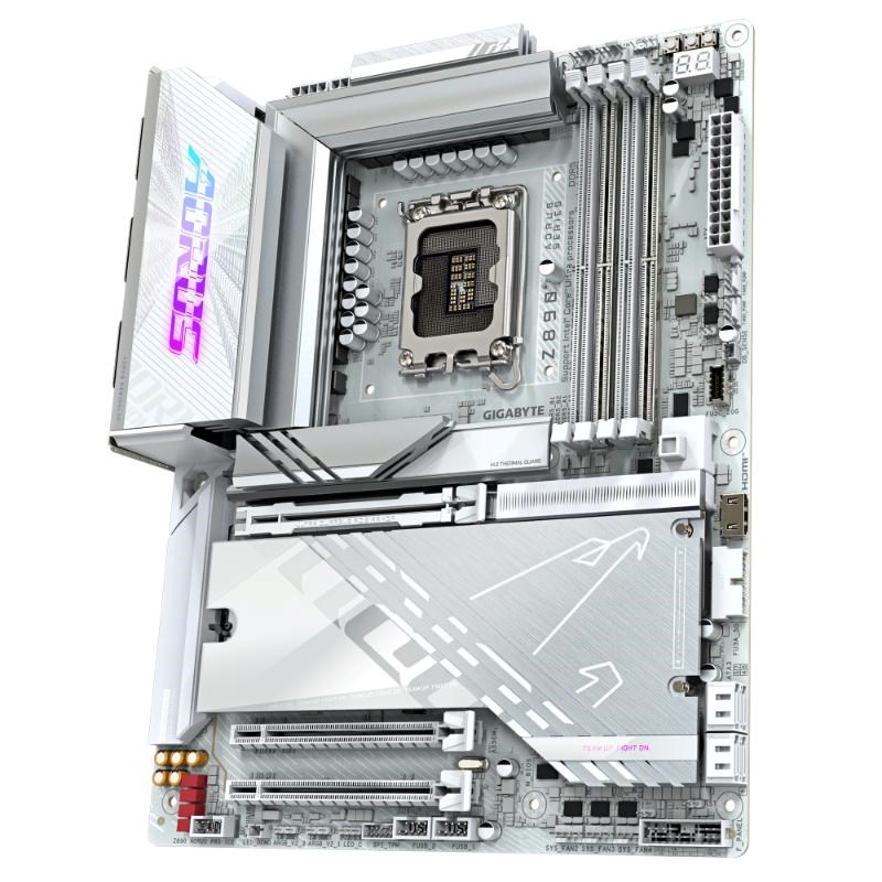 GIGABYTE MB Sc LGA1851 Z890 AORUS PRO ICE,  Intel Z890,  4xDDR5,  1xHDMI,  2xThunderbolt,  WiFi3 