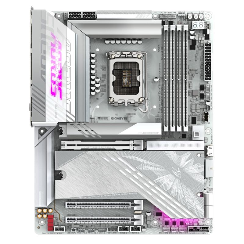 GIGABYTE MB Sc LGA1851 Z890 A ELITE X ICE,  Intel Z890,  4xDDR5,  1xHDMI,  1xThunderbolt,  WiFi1 