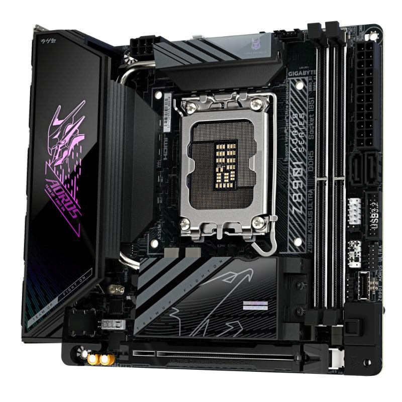 GIGABYTE MB Sc LGA1851 Z890I AORUS ULTRA,  Intel Z890,  4xDDR5,  1xDP,  1xHDMI,  1xThunderbolt,  WiFi,  mITX3 