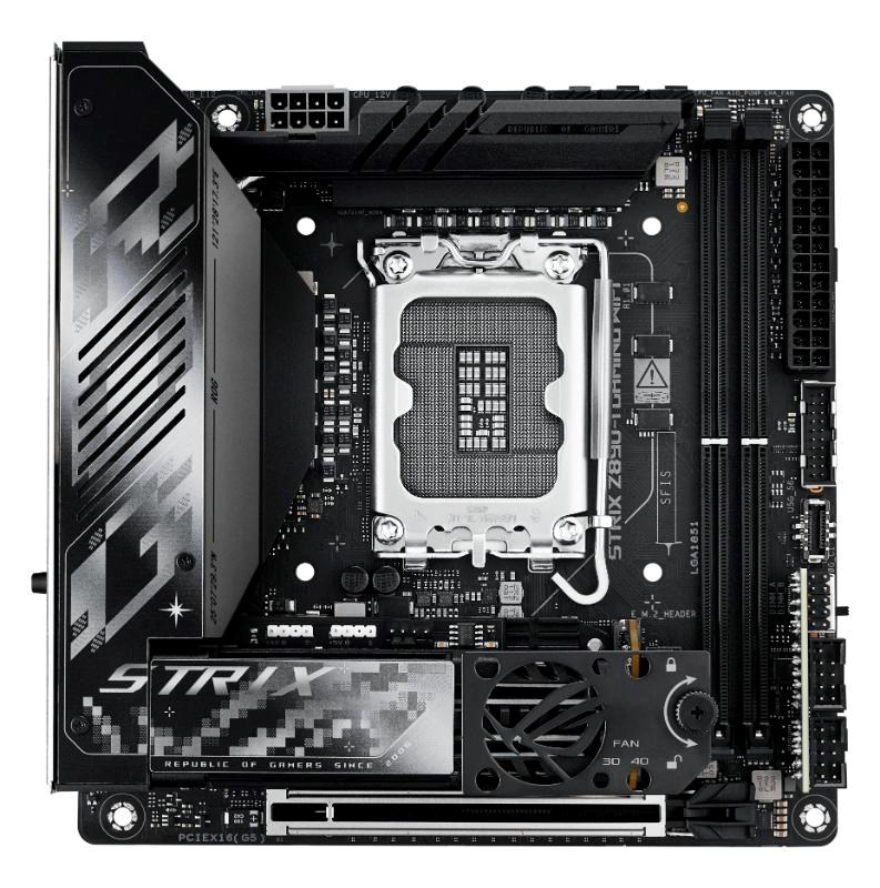 ASUS MB Sc LGA1851 ROG STRIX Z890-I GAMING WIFI, Intel Z890, 2xDDR5, 1xHDMI, 2xThunderbolt, WI-FI, Mini-ITX1 