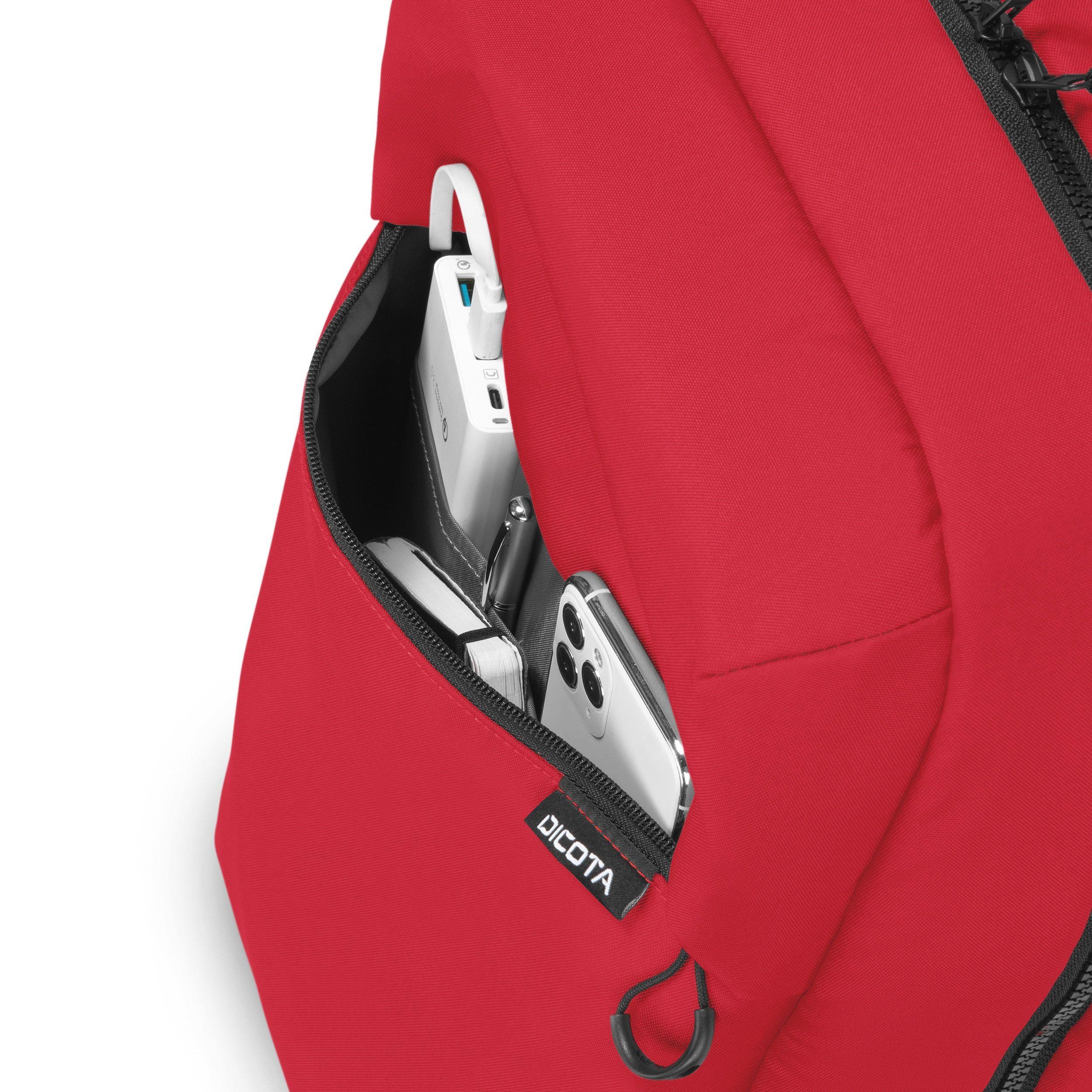 DICOTA Backpack COMMUTER 13-16” Red4 