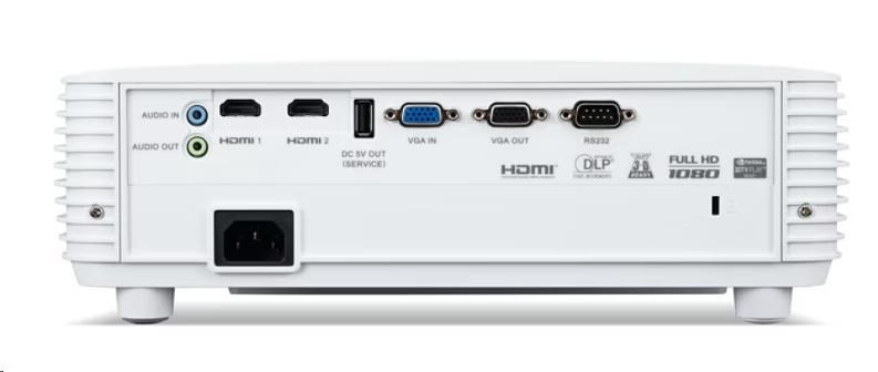 ACER Projektor H6542,  1080p (1920x1080),  4000 ANSI,  13 000:1,  2 x HDMI,  repro 1x3W,  2.4Kg,  LumiSense,  ColorBoost 3D4 