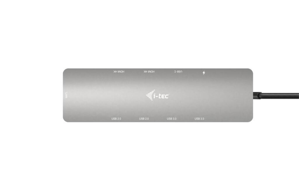 BAZAR - i-tec USB-C Metal Nano 2x HDMI Docking Station,  PD 100W - Poškozený obal (Komplet)11 