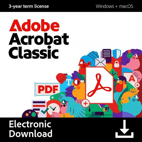 Acrobat Classic 2024 for ENT MP ML COM Online FRL Term License (Set up as 36 month) 1 User, Level 1, 1-90 