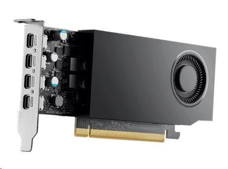 DELL NVIDIA RTX A1000 8 GB GDDR6 half height PCIe 4.0x8 4 mDP Graphics Card0 