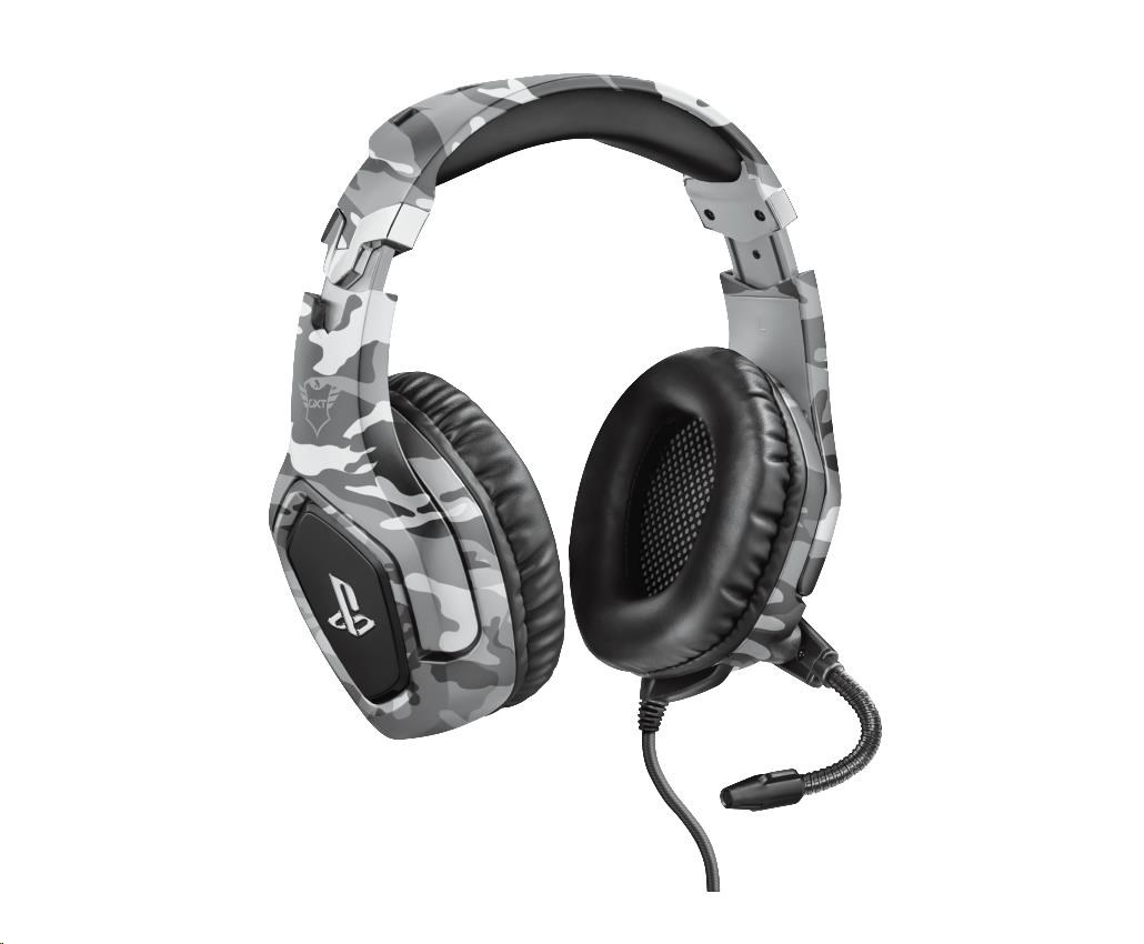 BAZAR - TRUST sluchátka GXT 488 Forze-G PS4 Gaming Headset - Sony Licensed - grey - Poškozený obal (Komplet)0 