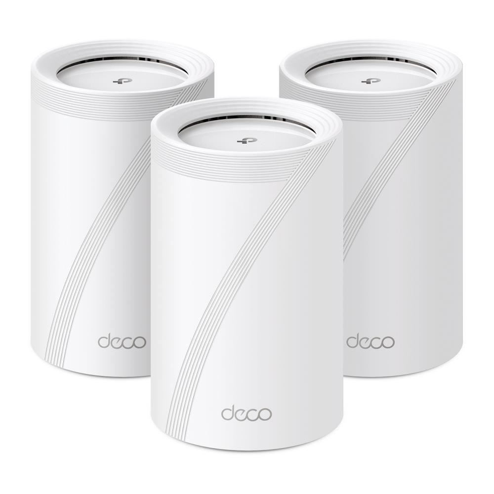 TP-Link Deco BE65(3-pack) WiFi7 Mesh(BE9300, 2, 4GHz/ 5GHz/ 6GHz, 4x2, 5GbELAN/ WAN,  1xUSB3.0)0 