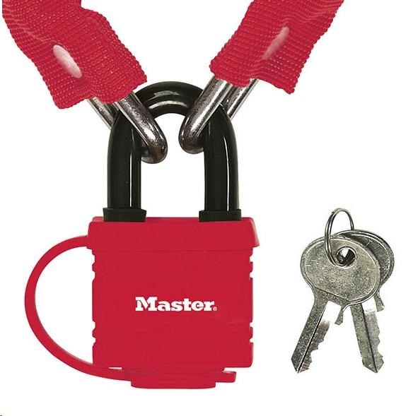 Master Lock 8390EURDPROCOLR řetězový zámek na kolo - 6mm0 