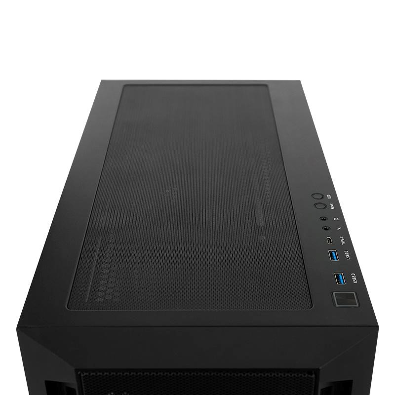 CHIEFTEC skříň APEX LUMO, E-ATX, 1x USB-C 3.2, 2x USB 3.0, 4x 140mm ARGB Fan, ARGB Hub, černá3 