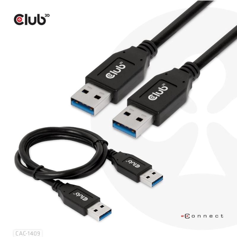Club3D Kabel USB 3.2 Gen2 Typ-A,  3A M/ M,  50 cm2 